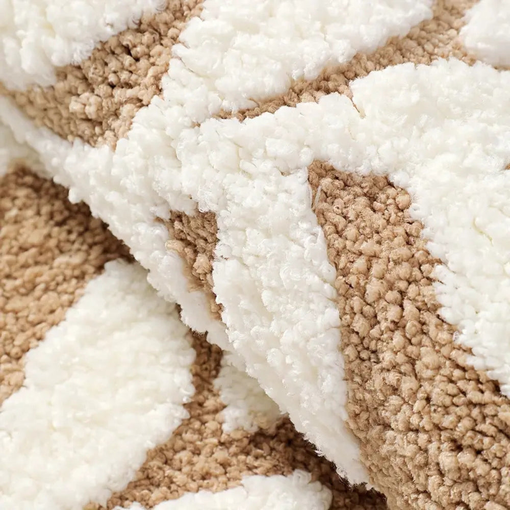 Bath Mat Plush Microfiber Non-Slip TPR Backing