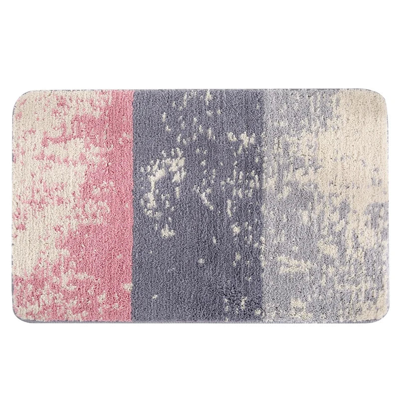Bath Mat Plush Quick-Drying Absorbent Non-Slip Backing