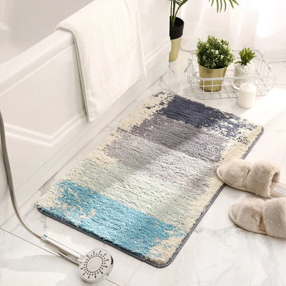 Bath Mat Plush Quick-Drying Absorbent Non-Slip Backing