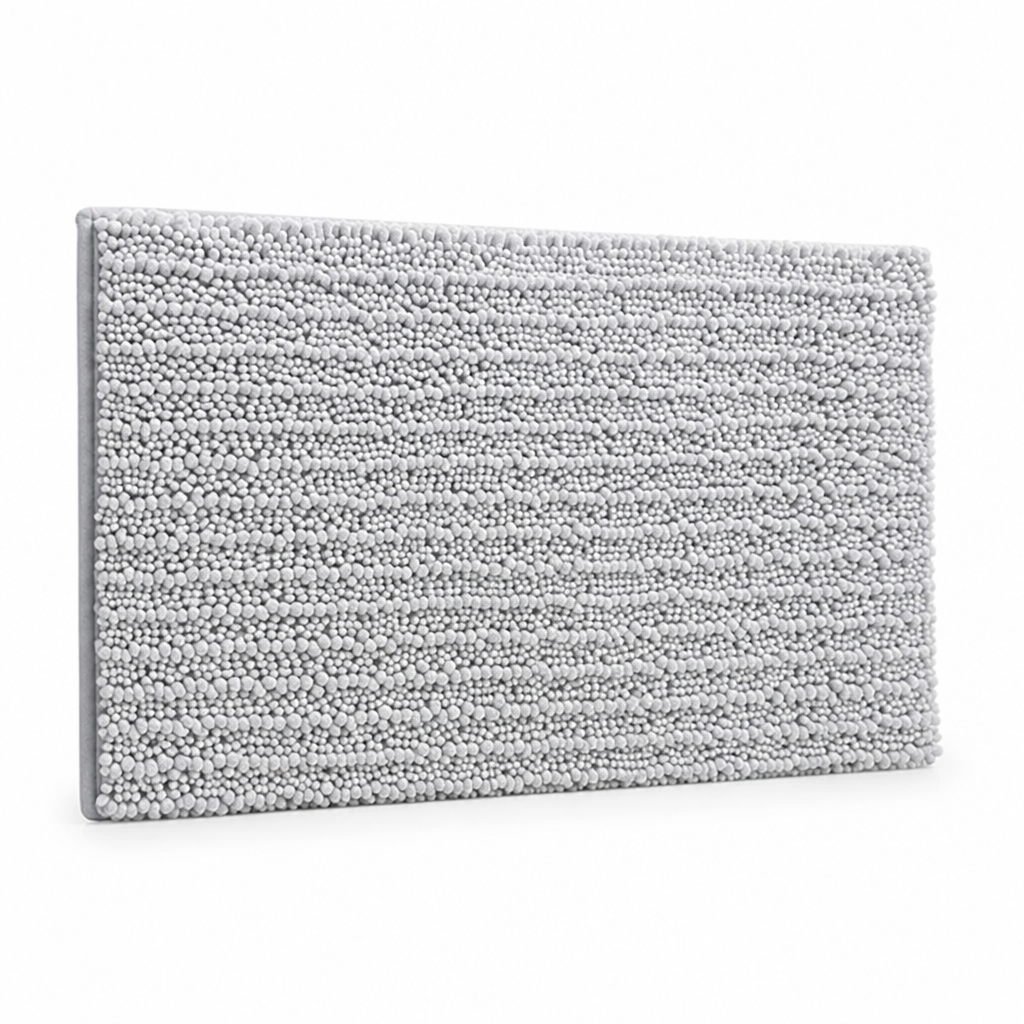 Bath Mat Plush Textured Non-Slip & Quick-Dry