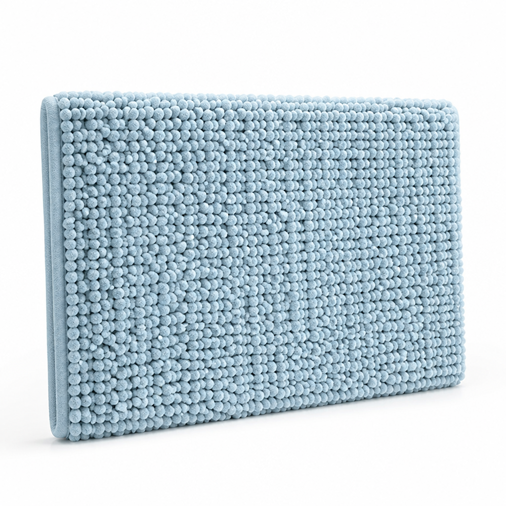 Bath Mat Plush Textured Non-Slip & Quick-Dry