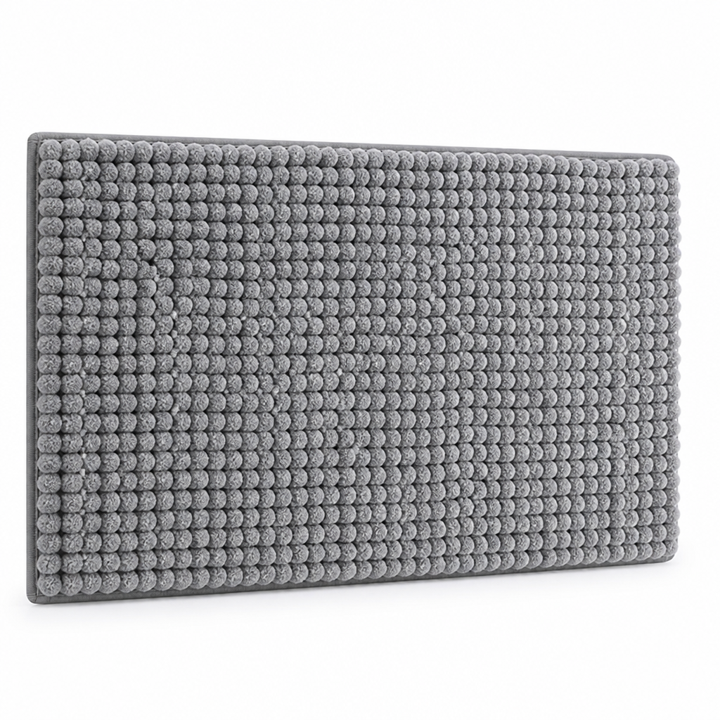 Bath Mat Plush Textured Non-Slip & Quick-Dry