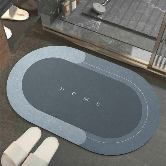 Bath Mat Quick-Dry Super-Absorbent Non-Slip