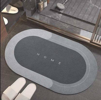Bath Mat Quick-Dry Super-Absorbent Non-Slip