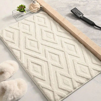 Bath Mat Ultra-Soft Microfiber & Slip-Resistant