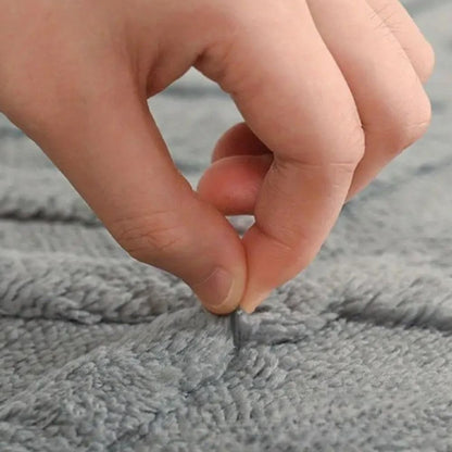 Bath Mat Ultra-Soft Microfiber & Slip-Resistant