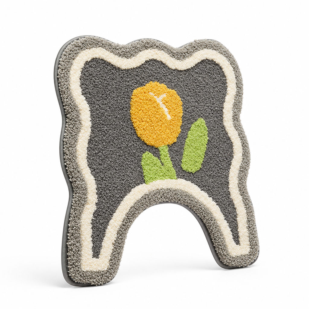 Bath Mat Ultra-Soft Non-Slip Backing & Machine Washable