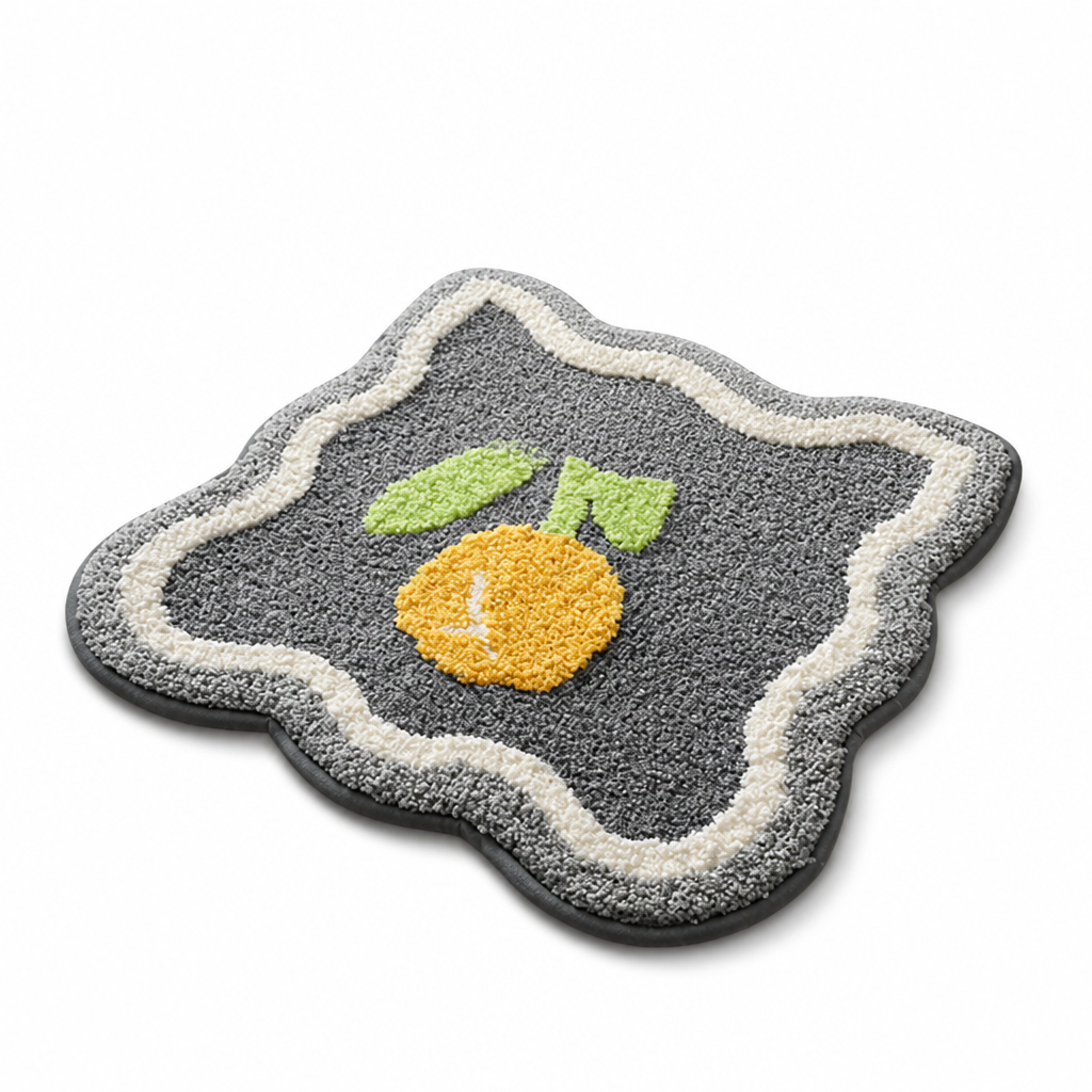Bath Mat Ultra-Soft Non-Slip Backing & Machine Washable