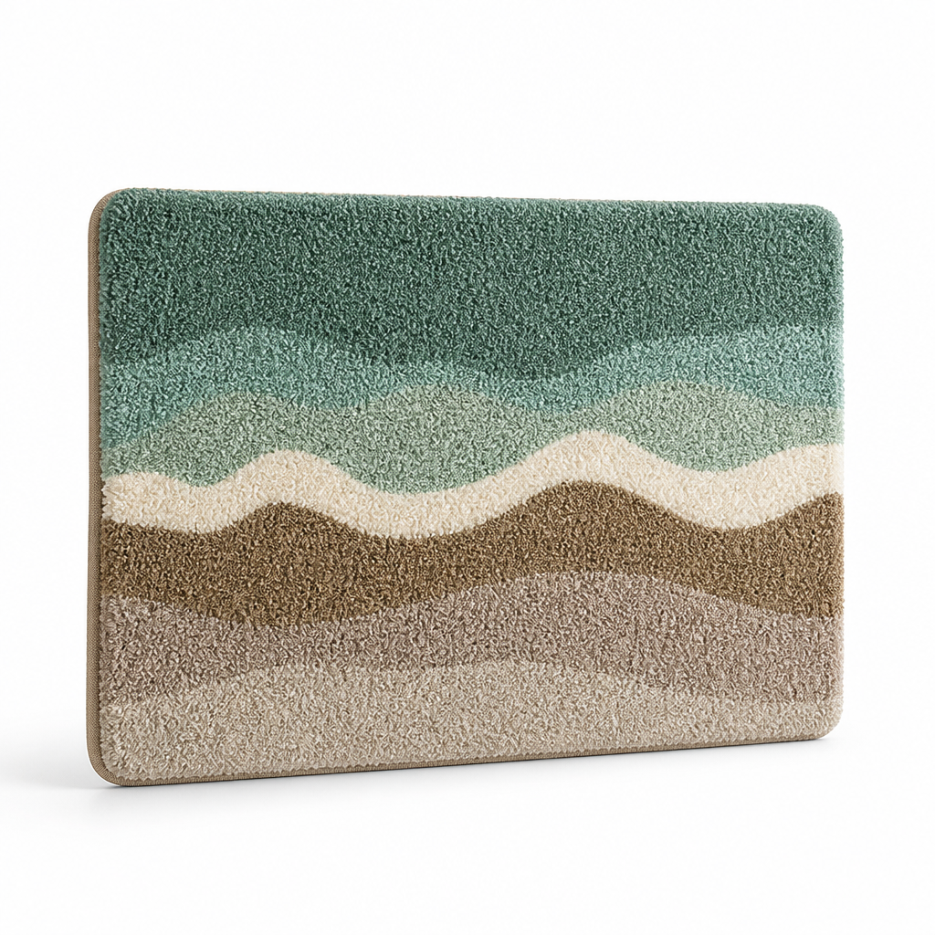 Bath Mat Ultra-Soft Non-Slip Backing & Machine Washable