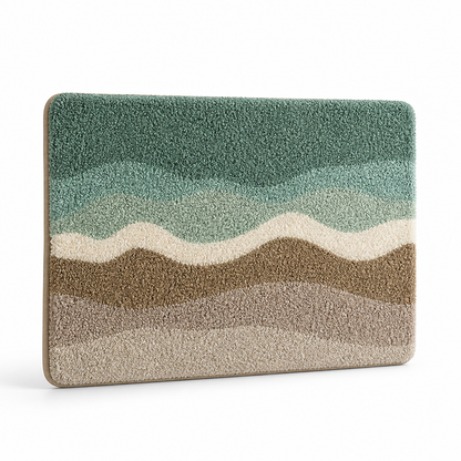 Bath Mat Ultra-Soft Non-Slip Backing & Machine Washable