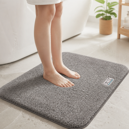 Bath Mat Ultra-Soft Plush Absorbent Non-Slip