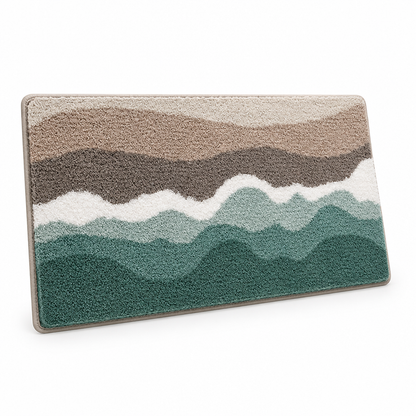Bath Mat Ultra-Soft Plush Non-Slip Quick-Dry