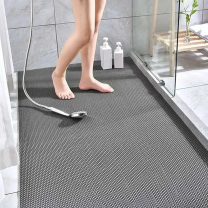 Bath Mat Waterproof PVC Non-Slip Backing
