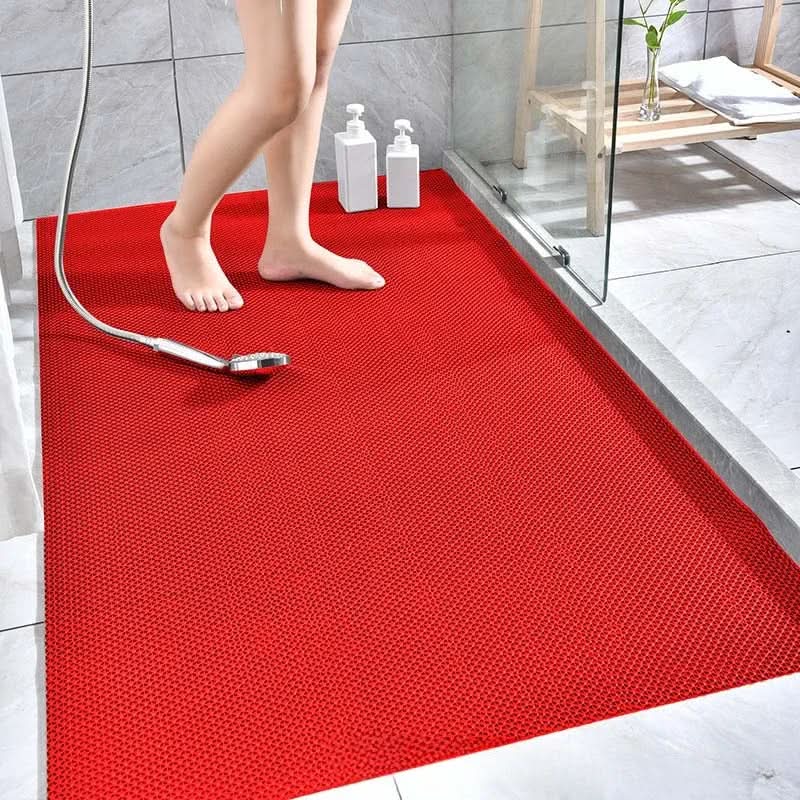 Bath Mat Waterproof PVC Non-Slip Backing