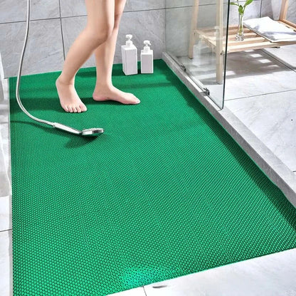 Bath Mat Waterproof PVC Non-Slip Backing