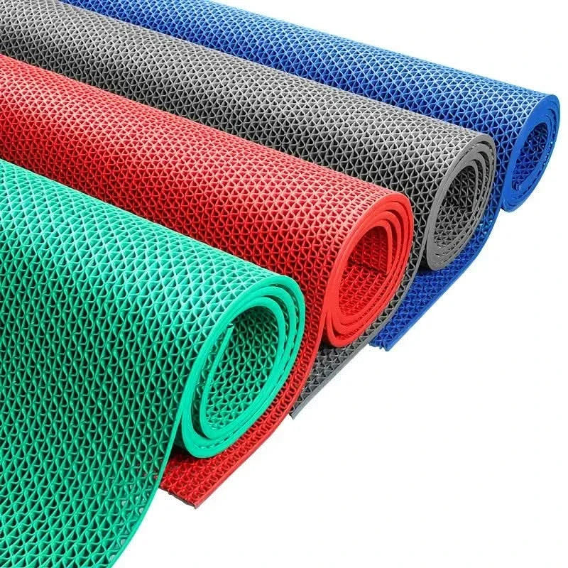Bath Mat Waterproof PVC Non-Slip Backing