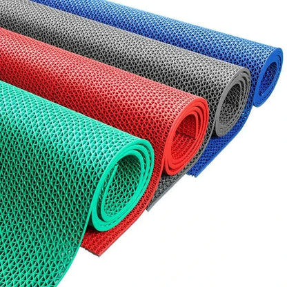 Bath Mat Waterproof PVC Non-Slip Backing