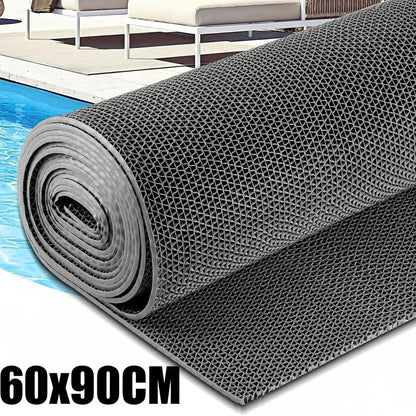 Bath Mat Waterproof PVC Non-Slip Backing