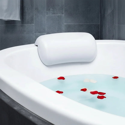 Bath Pillow Contoured Foam with Non-Slip Suction Cups