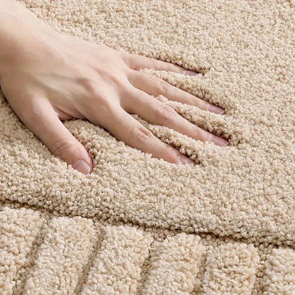 Bath Rug Soft Flocked Non-Slip Quick-Drying