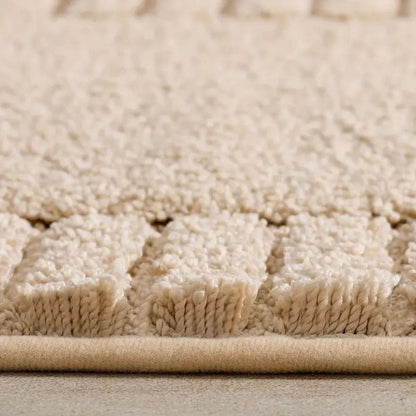 Bath Rug Soft Flocked Non-Slip Quick-Drying