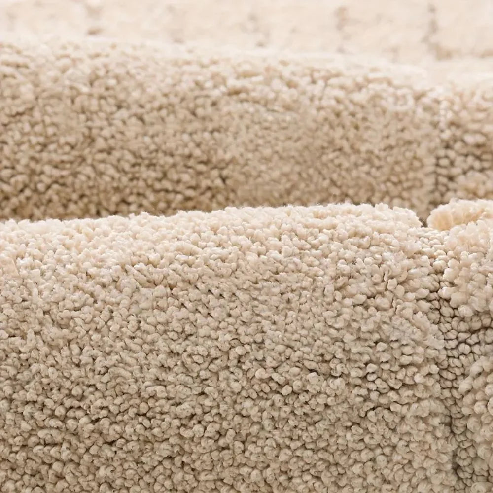 Bath Rug Soft Flocked Non-Slip Quick-Drying