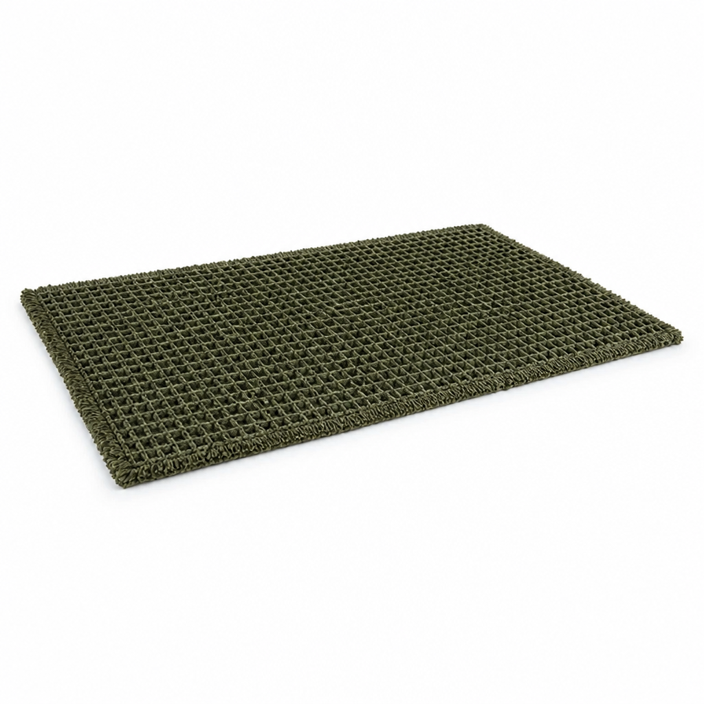 Bath Runner Waffle Texture Non-Slip Backing & Fast Absorption