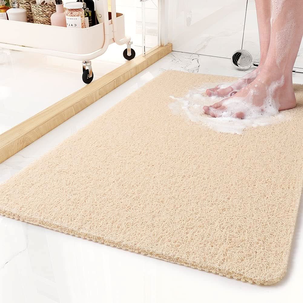 Bath & Shower Mat Non-Slip Cushioned Fast Drainage