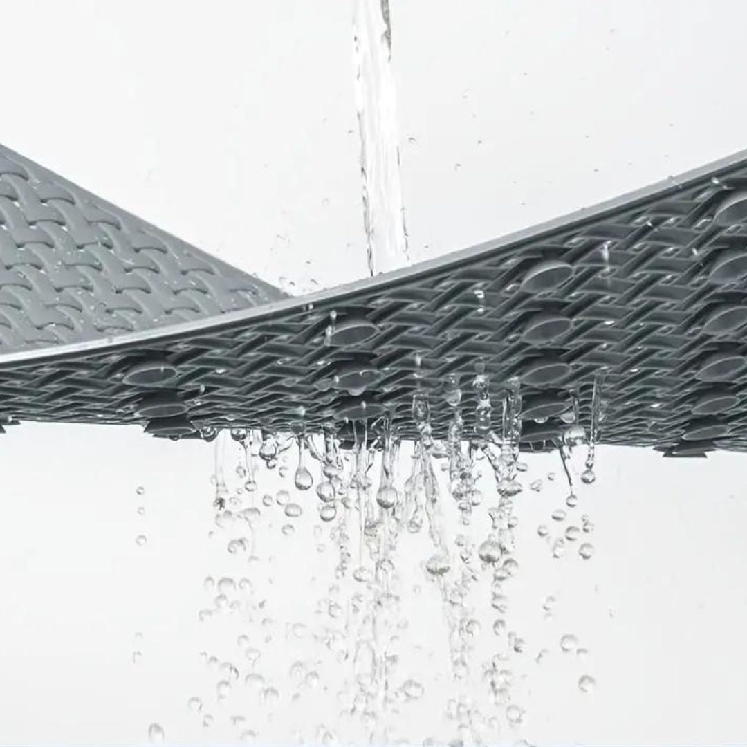 Bath & Shower Mat Non-Slip Suction Cups Quick-Dry Mildew-Resistant