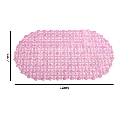 Bath & Shower Mat Strong Suction Fast-Drain Grid