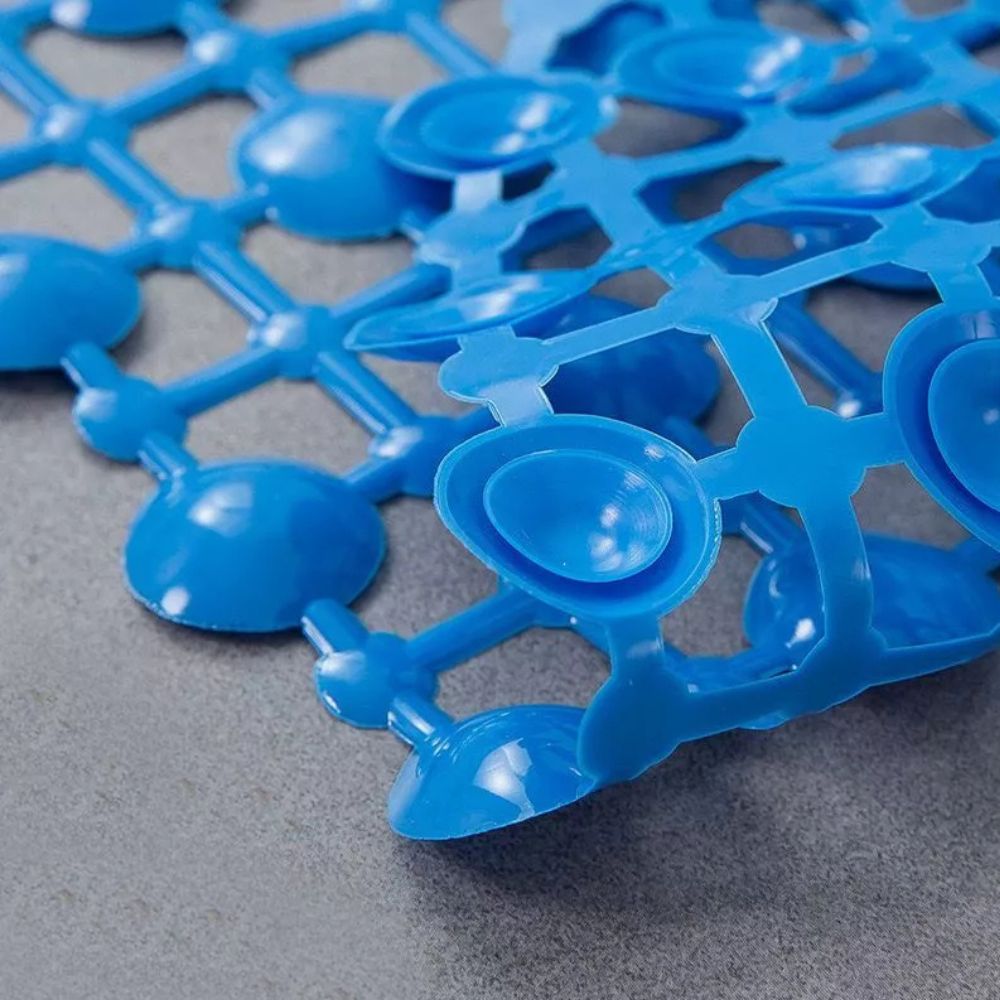 Bath & Shower Mat Strong Suction Fast-Drain Grid