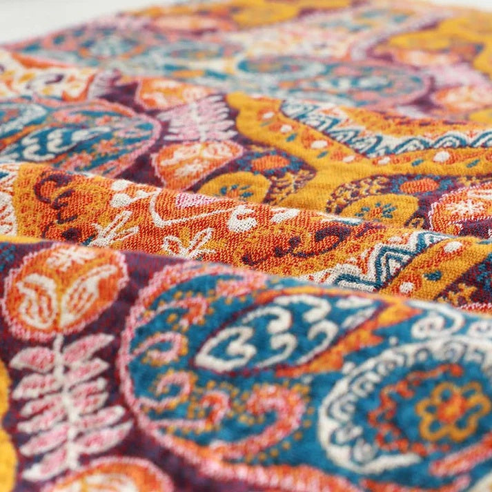 Bath Towel 100% Cotton Boho Pattern Quick-Drying