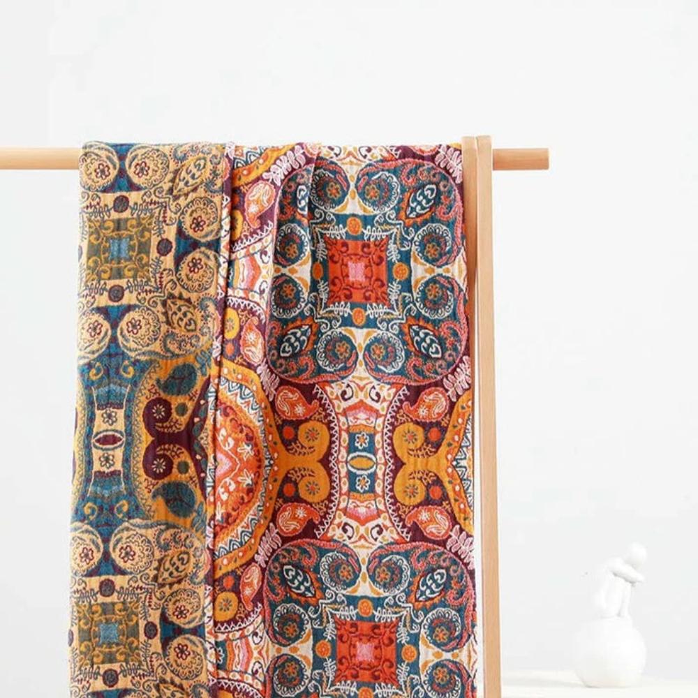 Bath Towel 100% Cotton Boho Pattern Quick-Drying