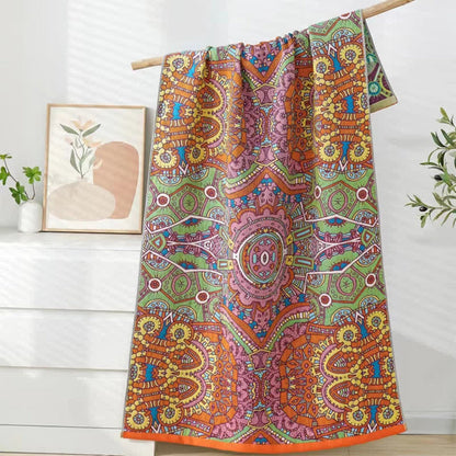 Bath Towel 100% Cotton Gauze Lightweight & Breathable