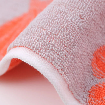 Bath Towel 100% Cotton Ginkgo Leaf Pattern