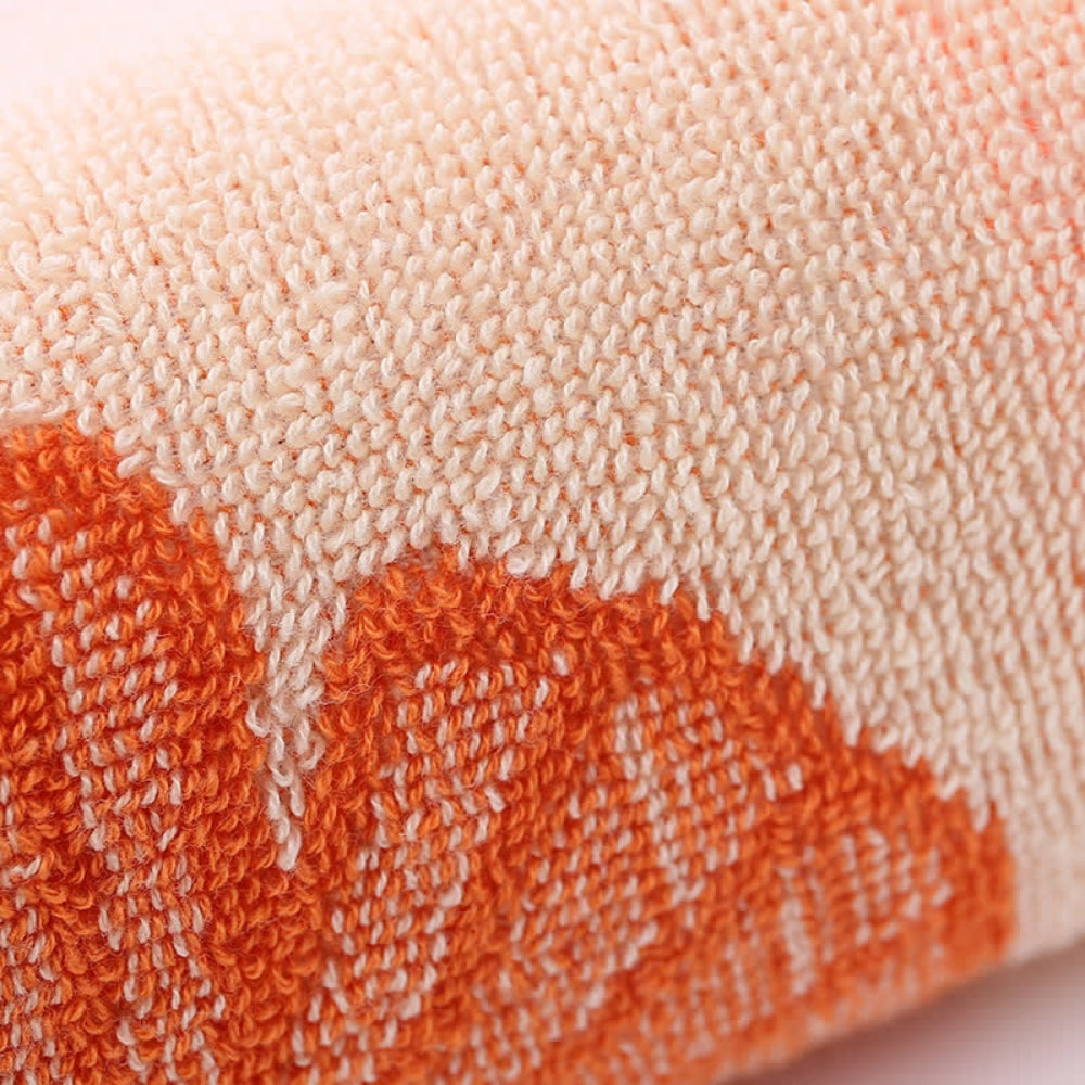 Bath Towel 100% Cotton Ginkgo Leaf Pattern