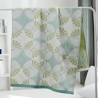 Bath Towel 100% Cotton Jacquard Floral