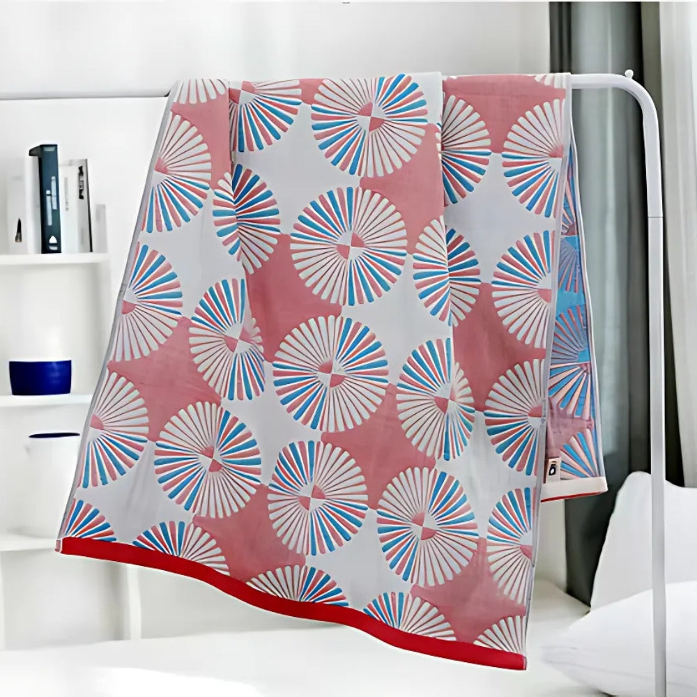 Bath Towel 100% Cotton Jacquard Floral