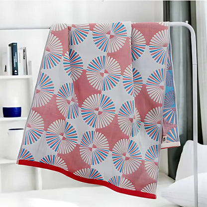 Bath Towel 100% Cotton Jacquard Floral