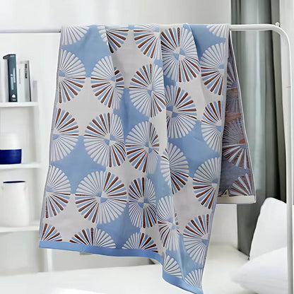 Bath Towel 100% Cotton Jacquard Floral