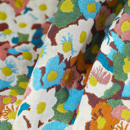 Bath Towel 100% Cotton Quick-Drying Reversible Floral