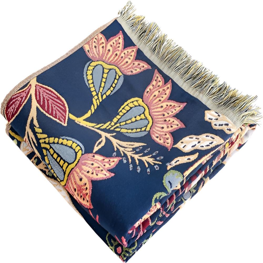 Bath Towel 100% Cotton Reversible Floral Print