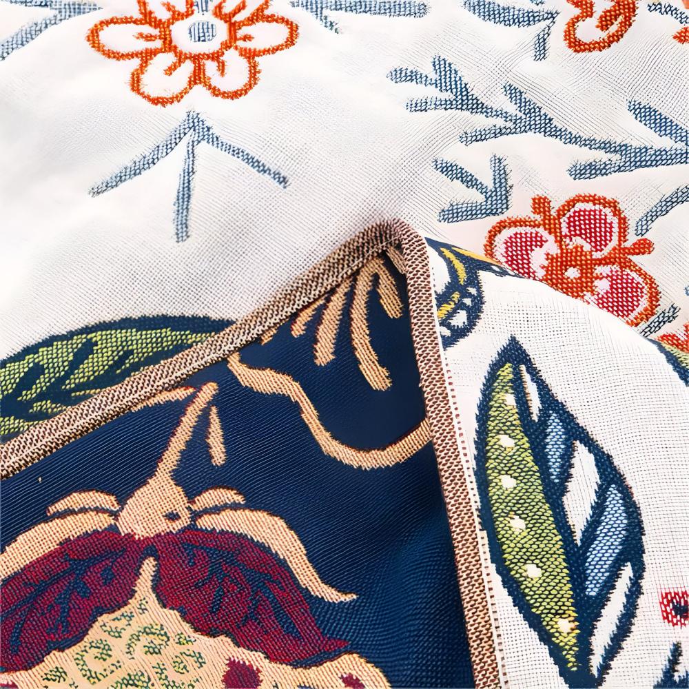 Bath Towel 100% Cotton Reversible Floral Print