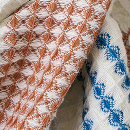 Bath Towel Honeycomb Weave 100% Cotton Quick-Drying