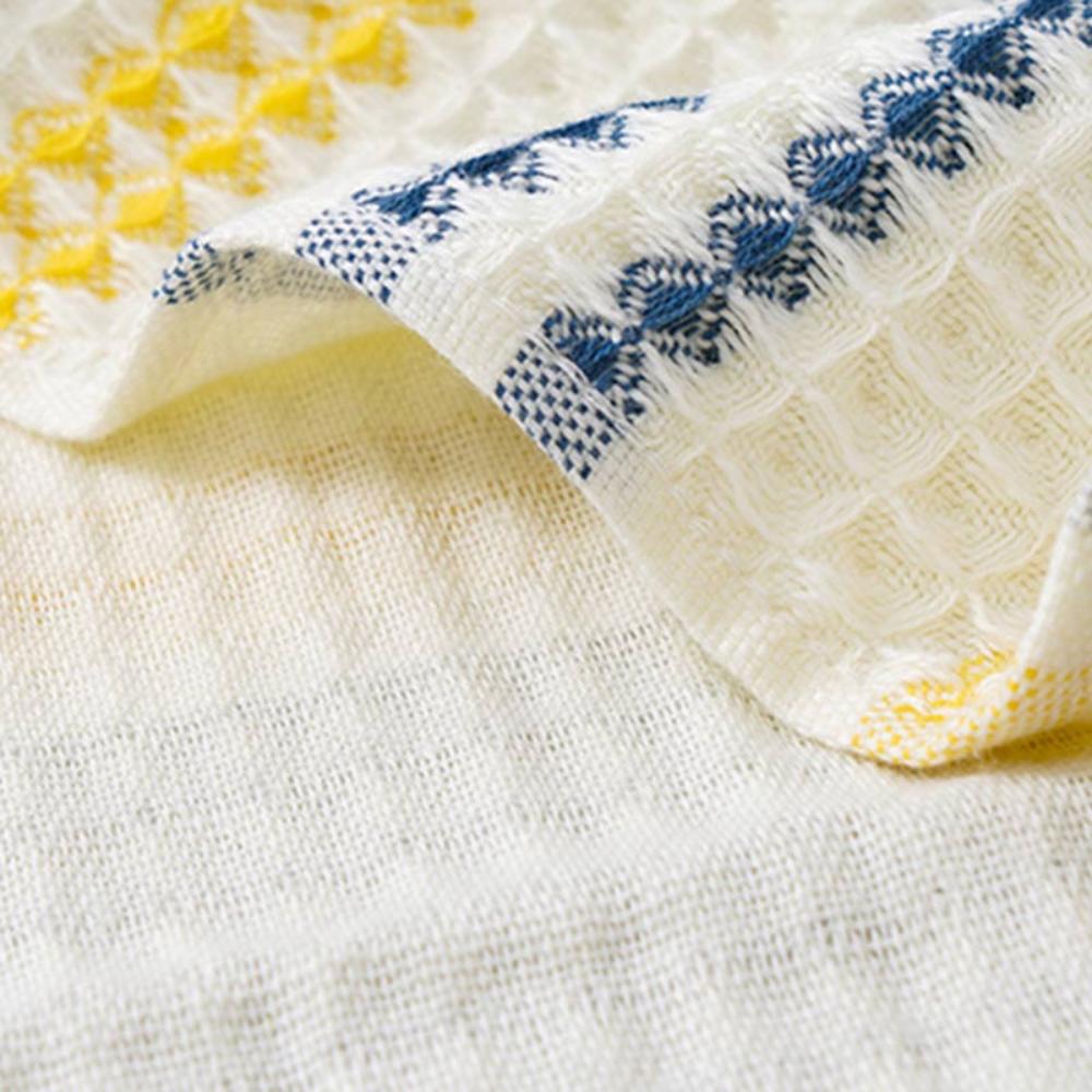Bath Towel Honeycomb Weave 100% Cotton Quick-Drying