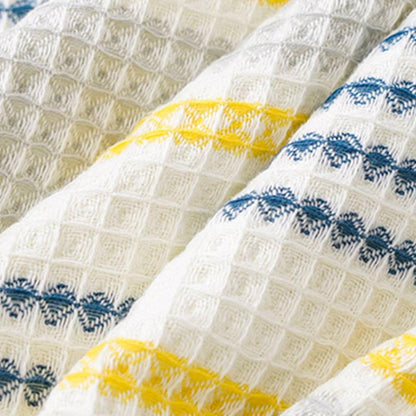 Bath Towel Honeycomb Weave 100% Cotton Quick-Drying