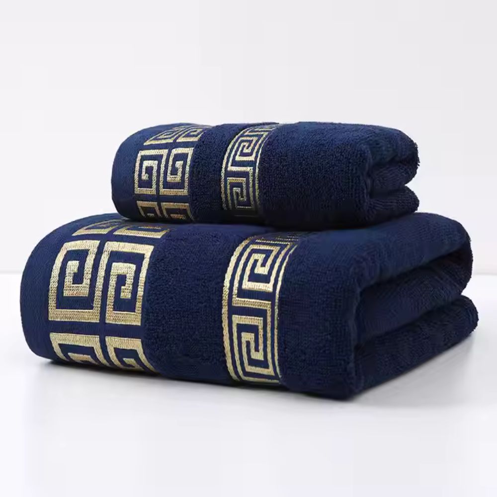 Bath Towel Set 100% Cotton High Absorbency