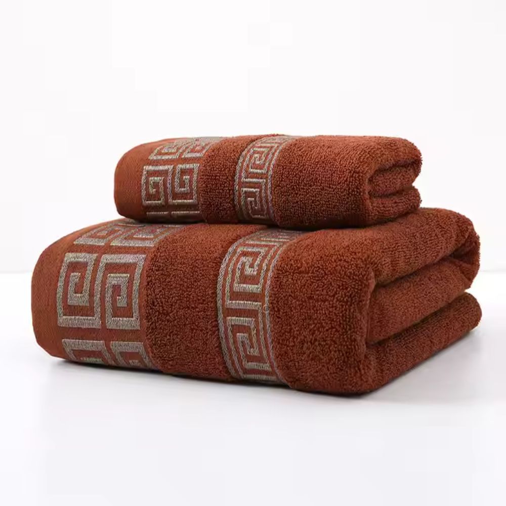 Bath Towel Set 100% Cotton High Absorbency