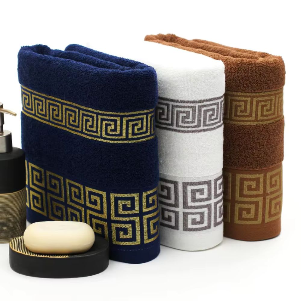Bath Towel Set 100% Cotton High Absorbency