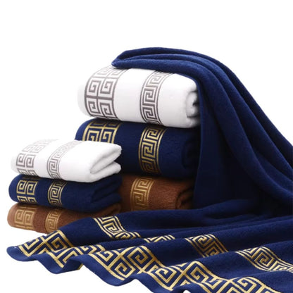 Bath Towel Set 100% Cotton High Absorbency